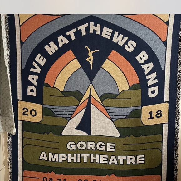 Dave Matthews Band gorge amphitheater, 2018 blanket - Picture 1 of 1